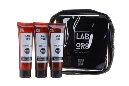 Travel Kit Shower Gel 75 ml + Body Balm 75 ml + Hand Cream 75 ml