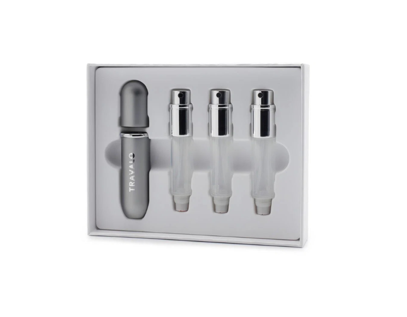 TRAVALO Refill Atomizer Classic Titanium Set 3x5 ml